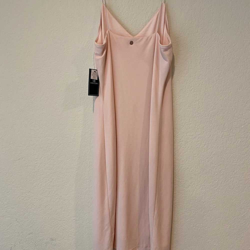 Volcom | NWT | Size S | Light Pink Midi Dress - Picture 3 of 5